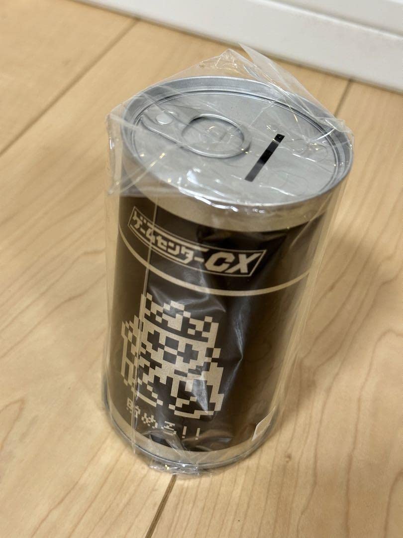 Amazon.co.jp: ゲームセンターCX いけそう缶 BLACK 貯金箱 黒
